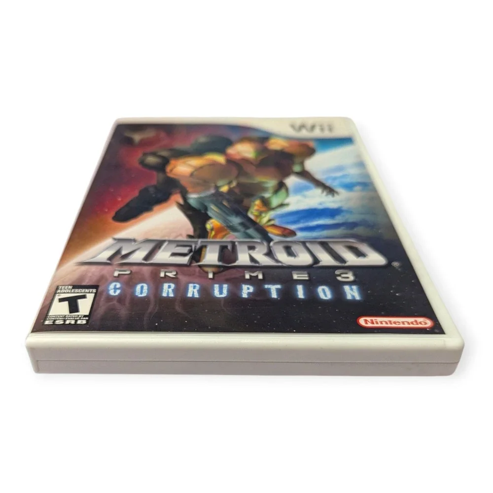 Metroid Prime 3 Corruption Nintendo Wii CIB Complete Samus Aran Action FPS 2007